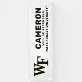 Wake Forest-universiteit | WF Spandoek (Verticaal)