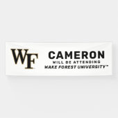 Wake Forest-universiteit | WF Spandoek (Horizontaal)