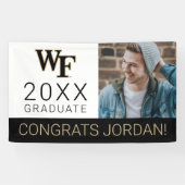 Wake Forest-universiteit | WF Spandoek (Horizontaal)