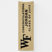 Wake Forest-universiteit | WF Spandoek (Verticaal)