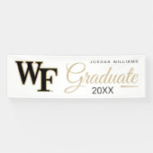 Wake Forest-universiteit | WF Spandoek (Horizontaal)