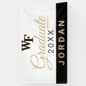 Wake Forest-universiteit | WF Spandoek (Verticaal)