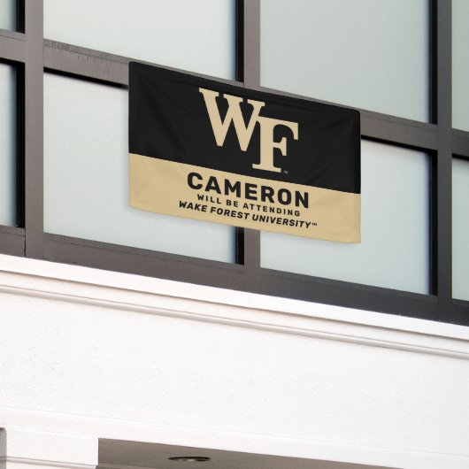 Wake Forest-universiteit | WF Spandoek (Buitenkant Gebouw)