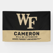 Wake Forest-universiteit | WF Spandoek (Horizontaal)