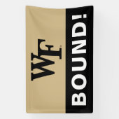 Wake Forest-universiteit | WF Spandoek (Verticaal)