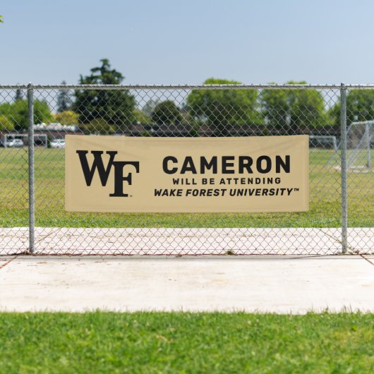 Wake Forest-universiteit | WF Spandoek (Insitu)