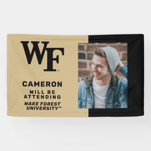 Wake Forest-universiteit | WF Spandoek (Horizontaal)