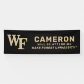 Wake Forest-universiteit | WF Spandoek (Horizontaal)