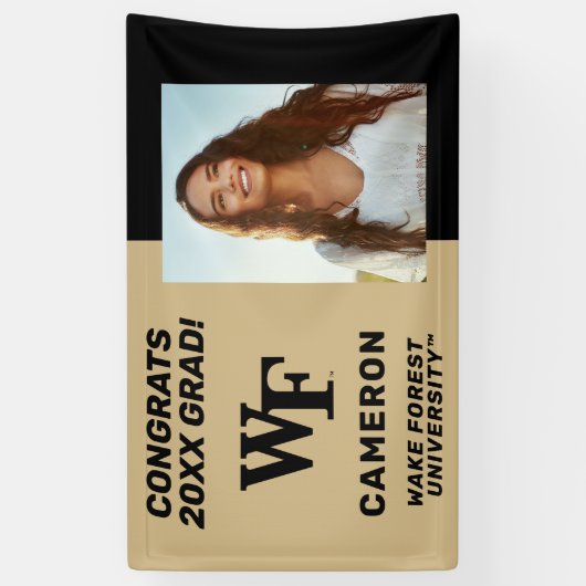 Wake Forest-universiteit | WF Spandoek (Verticaal)