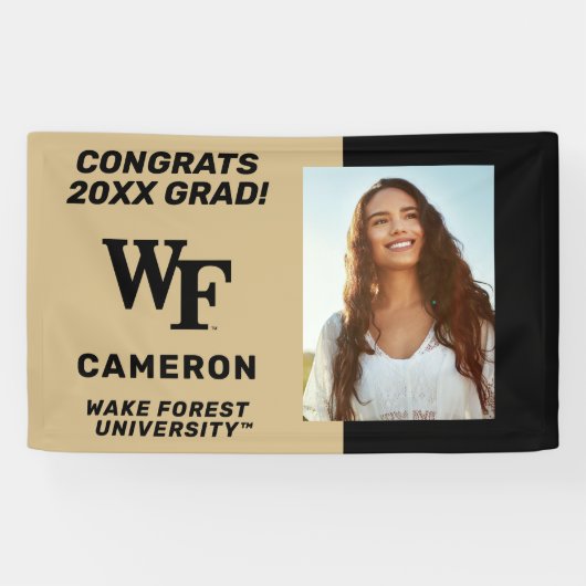 Wake Forest-universiteit | WF Spandoek (Horizontaal)