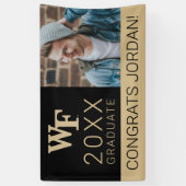 Wake Forest-universiteit | WF Spandoek (Verticaal)