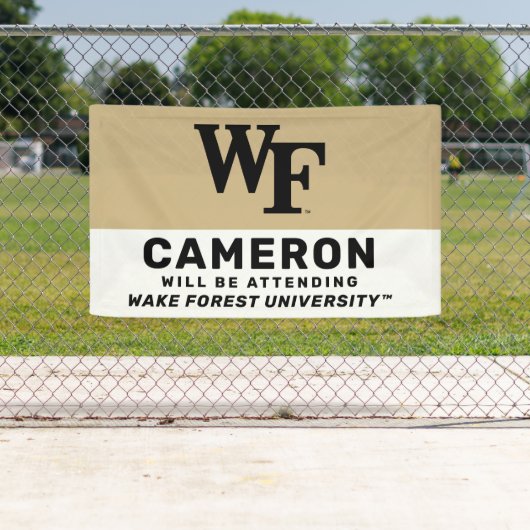 Wake Forest-universiteit | WF Spandoek (Insitu)