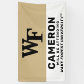 Wake Forest-universiteit | WF Spandoek (Verticaal)