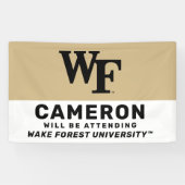 Wake Forest-universiteit | WF Spandoek (Horizontaal)