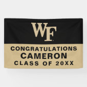 Wake Forest-universiteit | WF Spandoek (Horizontaal)