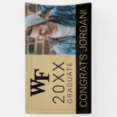 Wake Forest-universiteit | WF Spandoek (Verticaal)