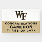 Wake Forest-universiteit | WF Spandoek (Horizontaal)