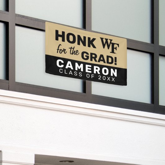 Wake Forest-universiteit | WF Spandoek (Buitenkant Gebouw)