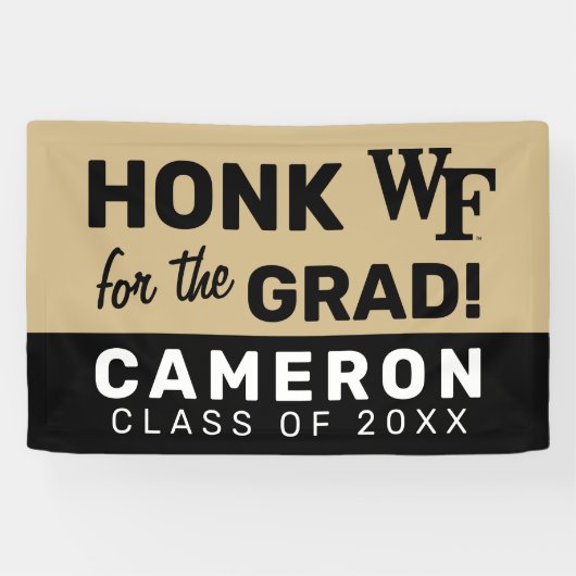 Wake Forest-universiteit | WF Spandoek (Horizontaal)