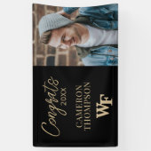 Wake Forest-universiteit | WF Spandoek (Verticaal)