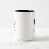 Wake Forest-universiteit | WF Tweekleurige Koffiemok (Center)