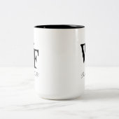 Wake Forest-universiteit | WF Tweekleurige Koffiemok (Center)