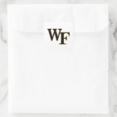 Wake Forest-universiteit | WF Vierkante Sticker (Tas)