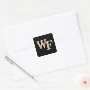 Wake Forest-universiteit   WF Vierkante Sticker