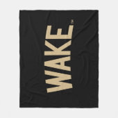 Wake Forest-universiteit | Zogboog Fleece Deken (Voorkant)
