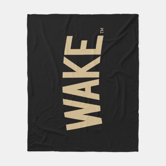 Wake Forest-universiteit | Zogboog Fleece Deken (Voorkant)