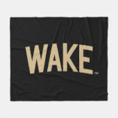 Wake Forest-universiteit | Zogboog Fleece Deken (Voorkant (Horizontaal))