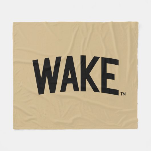 Wake Forest-universiteit | Zogboog Fleece Deken (Voorkant (Horizontaal))