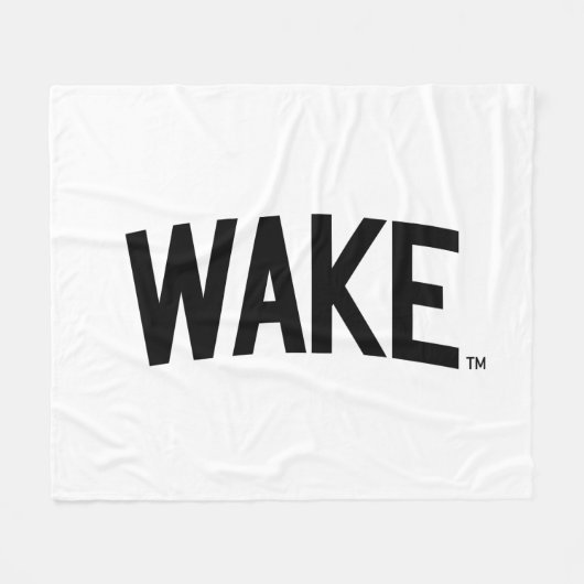 Wake Forest-universiteit | Zogboog Fleece Deken (Voorkant (Horizontaal))