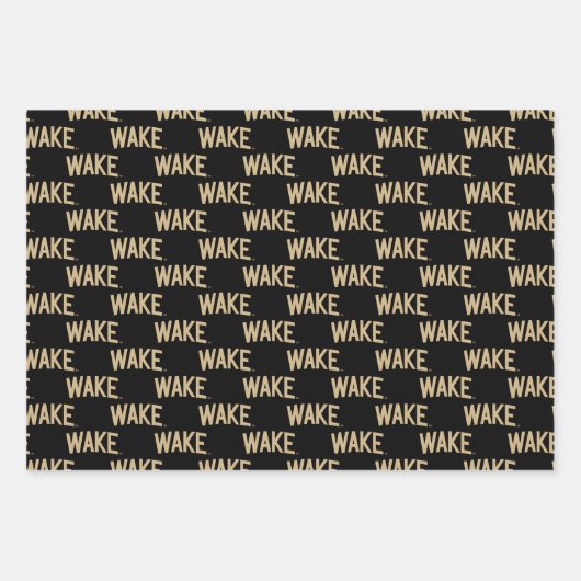 Wake Forest-universiteit | Zogboog Inpakpapier Vel (Voorkant 3)