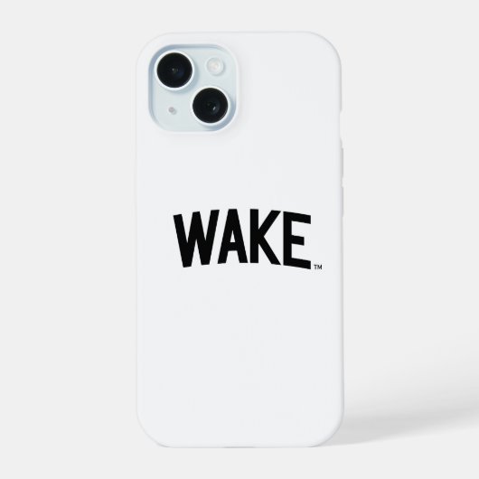 Wake Forest-universiteit | Zogboog iPhone 15 Case (Achterkant)