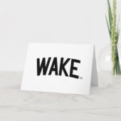 Wake Forest-universiteit | Zogboog Kaart (Voorkant)