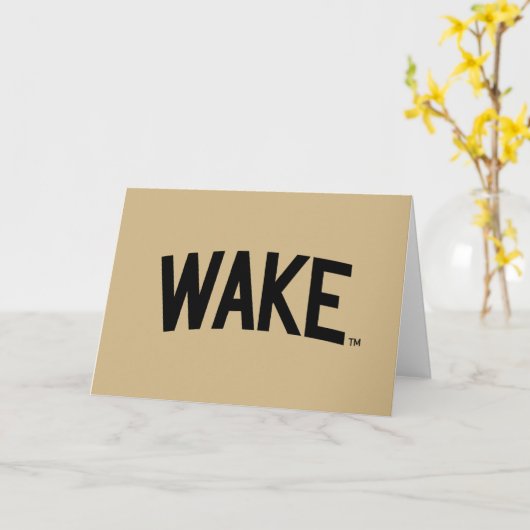 Wake Forest-universiteit | Zogboog Kaart (Gele Bloem)