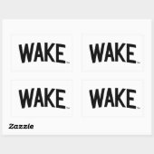 Wake Forest-universiteit | Zogboog Rechthoekige Sticker (Vel)