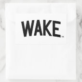 Wake Forest-universiteit | Zogboog Rechthoekige Sticker (Tas)