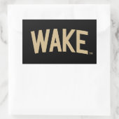 Wake Forest-universiteit | Zogboog Rechthoekige Sticker (Tas)