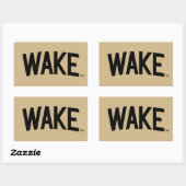 Wake Forest-universiteit | Zogboog Rechthoekige Sticker (Vel)