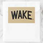 Wake Forest-universiteit | Zogboog Rechthoekige Sticker (Tas)