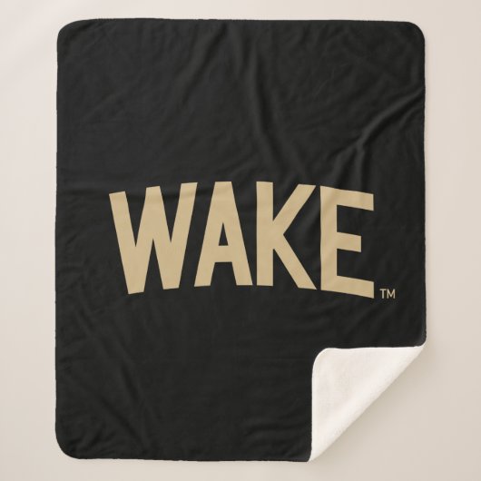 Wake Forest-universiteit | Zogboog Sherpa Deken (Voorkant)