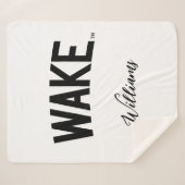 Wake Forest-universiteit | Zogboog Sherpa Deken (Voorkant (horizontaal))