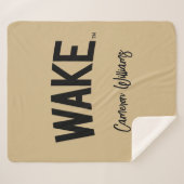 Wake Forest-universiteit | Zogboog Sherpa Deken (Voorkant (horizontaal))