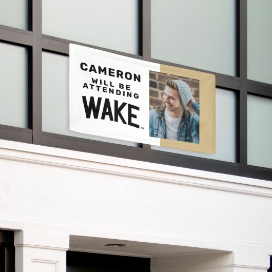 Wake Forest-universiteit | Zogboog Spandoek (Buitenkant Gebouw)