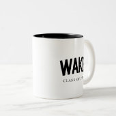 Wake Forest-universiteit | Zogboog Tweekleurige Koffiemok (Voorkant rechts)
