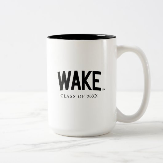Wake Forest-universiteit | Zogboog Tweekleurige Koffiemok (Rechts)