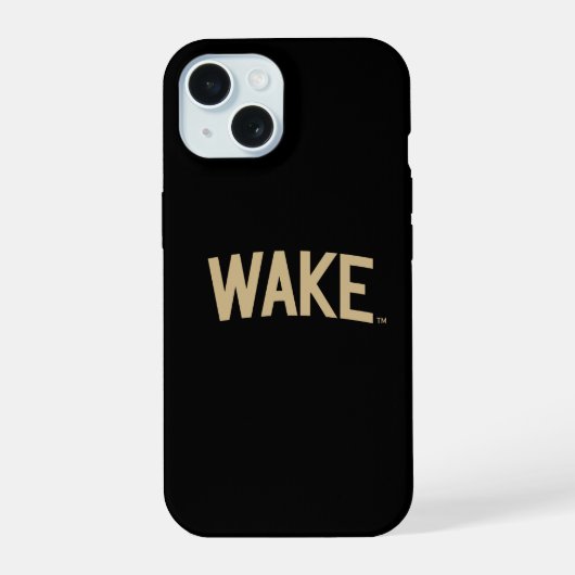 Wake Forest University | Wake Boog iPhone 15 Case (Achterkant)