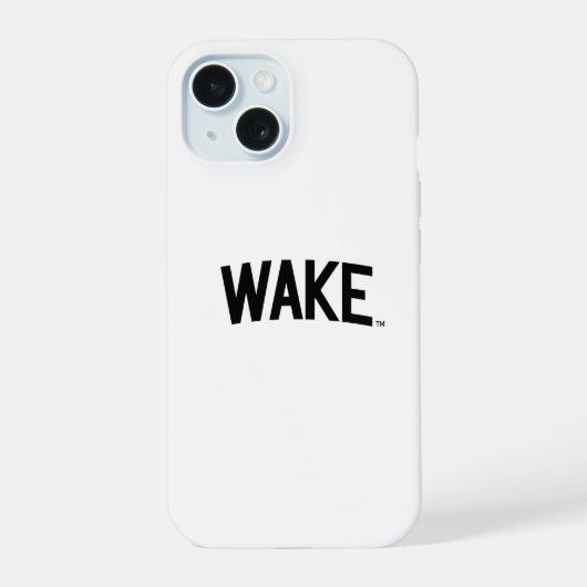 Wake Forest University | Wake Boog iPhone 15 Case (Achterkant)